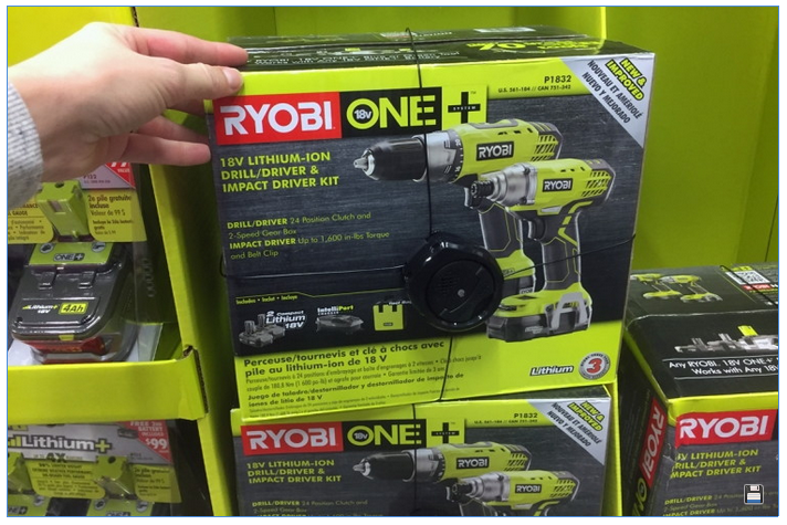 máy khoan pin combo ryobi P1832